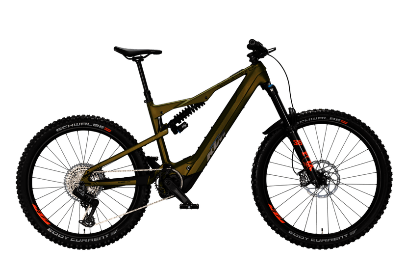 KTM Macina Prowler Prestige CX-R e-MTB, side view
