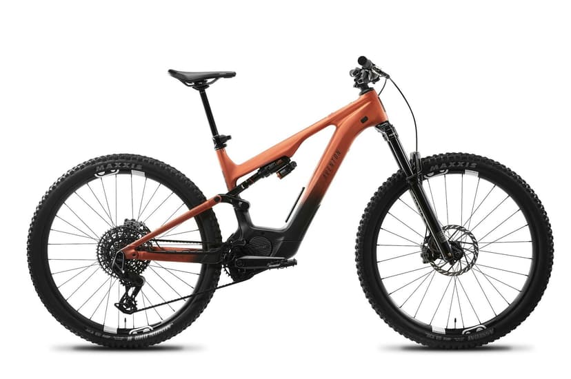 Aventon Current LTD limited-edition eMTB in Magma, side view