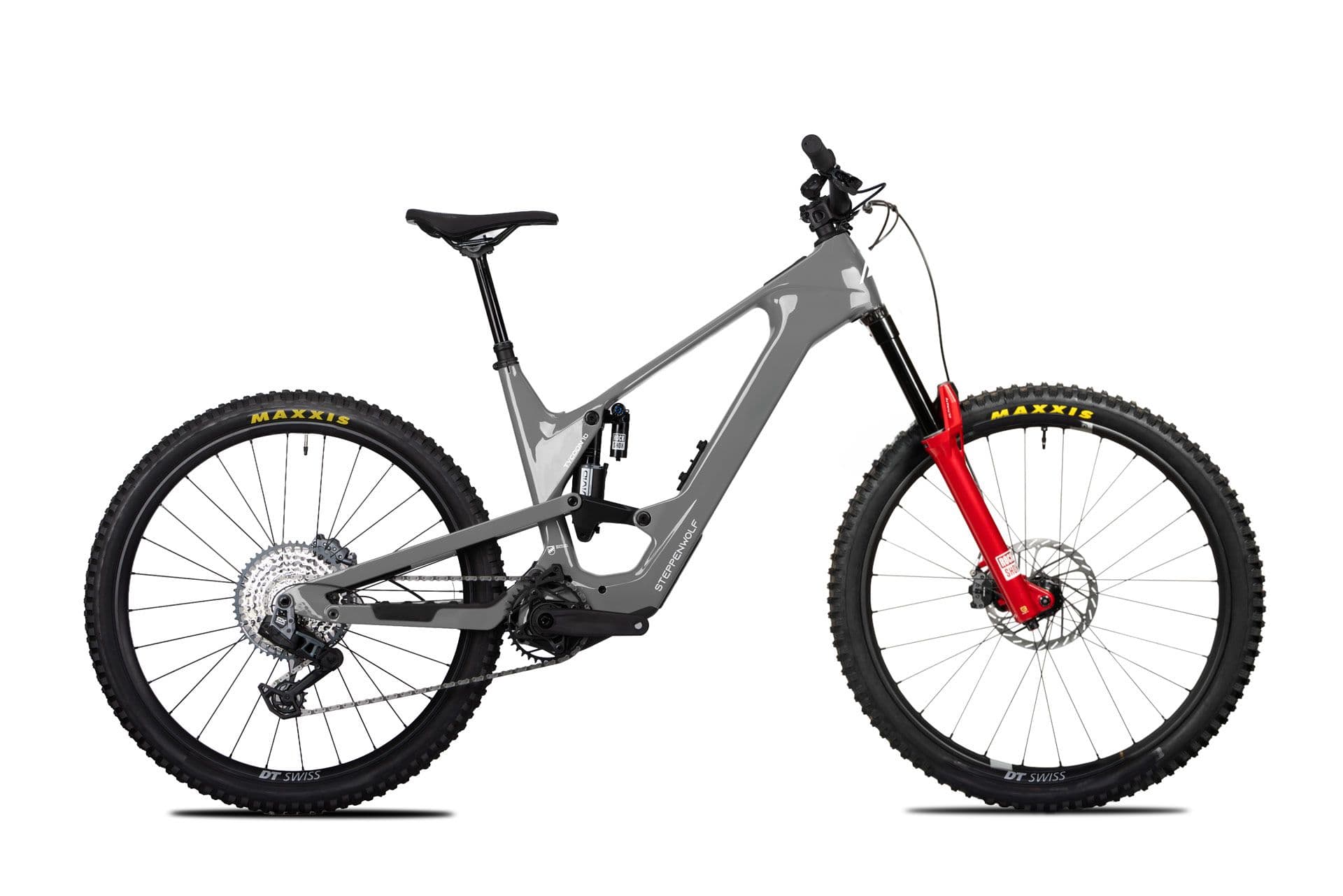 Steppenwolf Tycoon 10 e-MTB in titanium grey gloss, side view