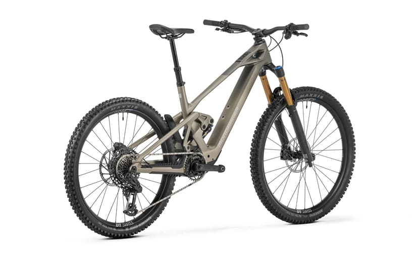 Mondraker Zendit RR e-MTB in Desert colour, front three-quarter view