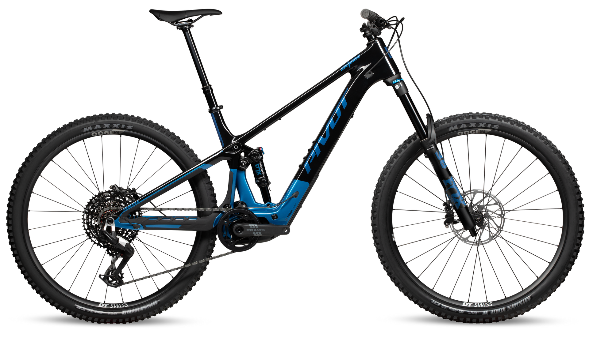 Pivot Shuttle SL/AM Ride Eagle 70/90 e-MTB, side view