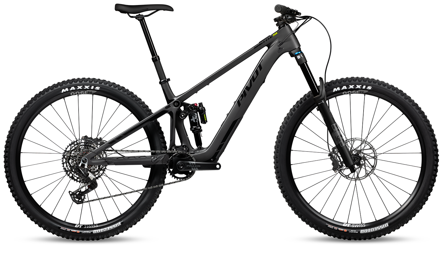 Pivot Shuttle SL Ride Eagle 70/90 e-MTB, side view