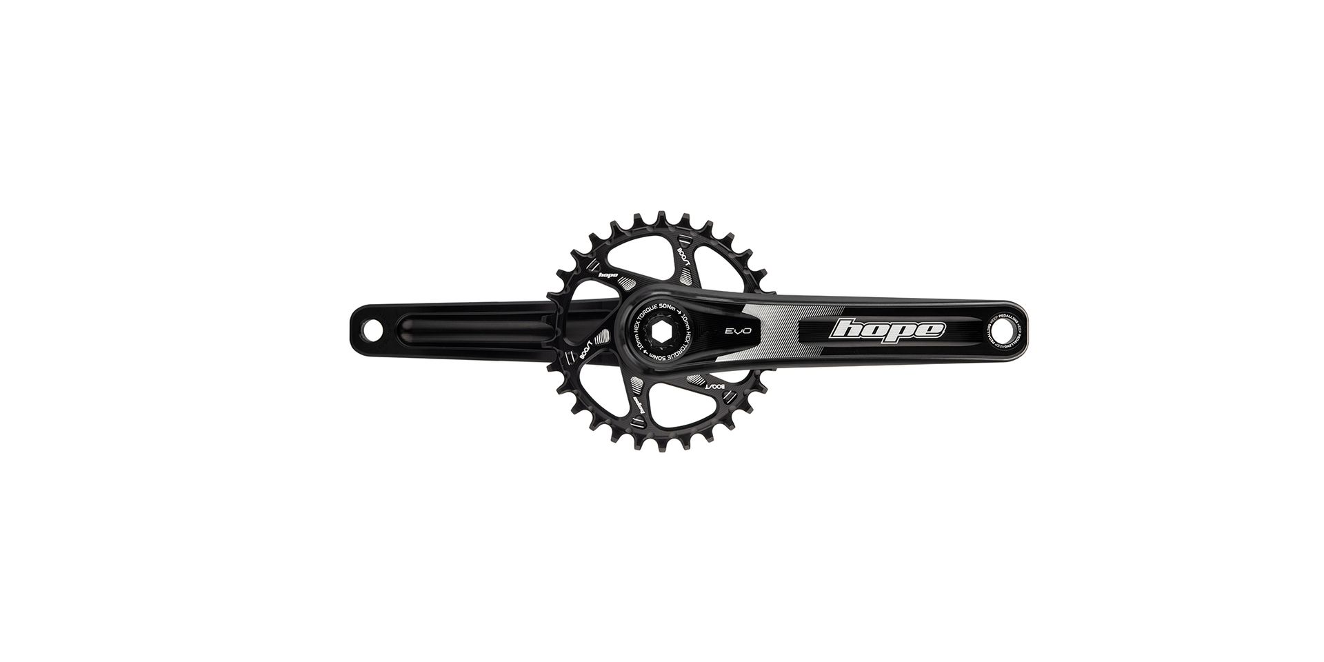 Hope EVO Crankset, detail 1