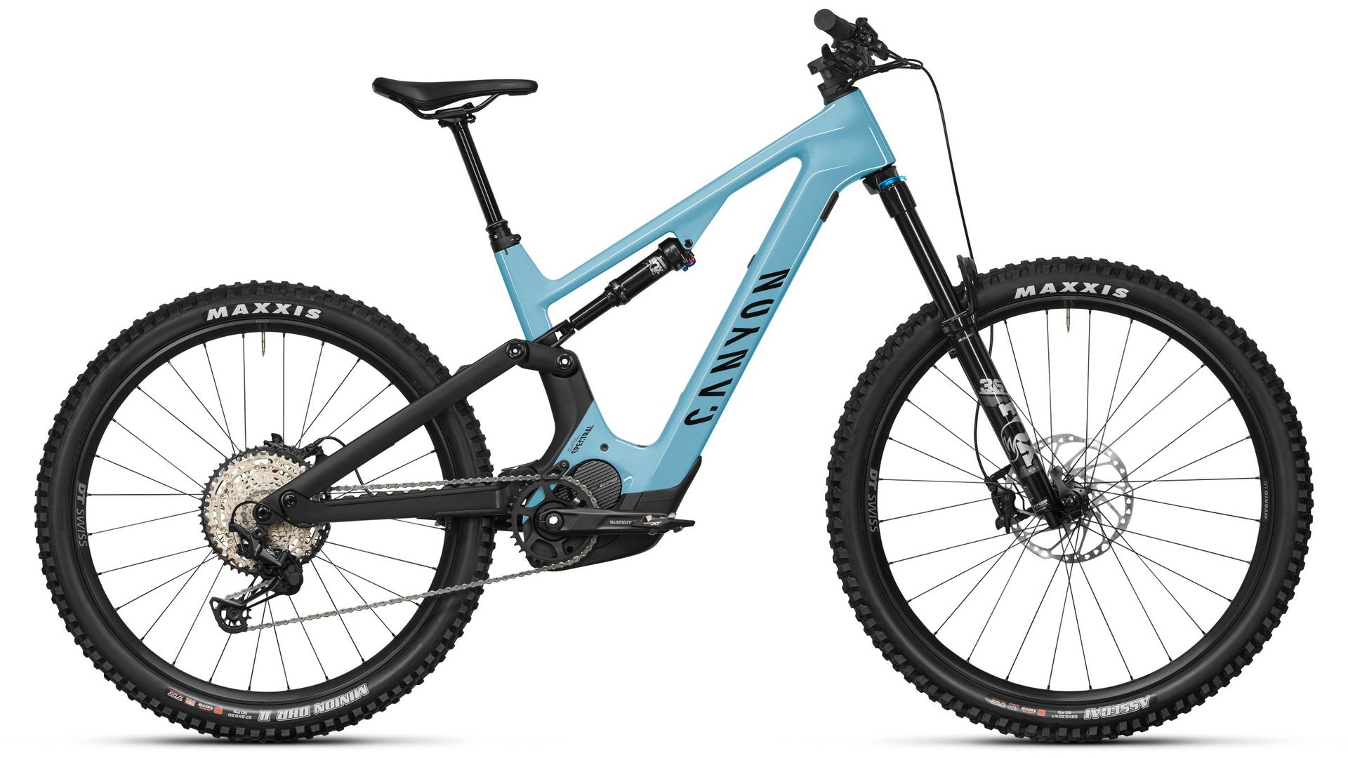 Canyon Spectral:ON CF 8 e-MTB, colourway 3, side view