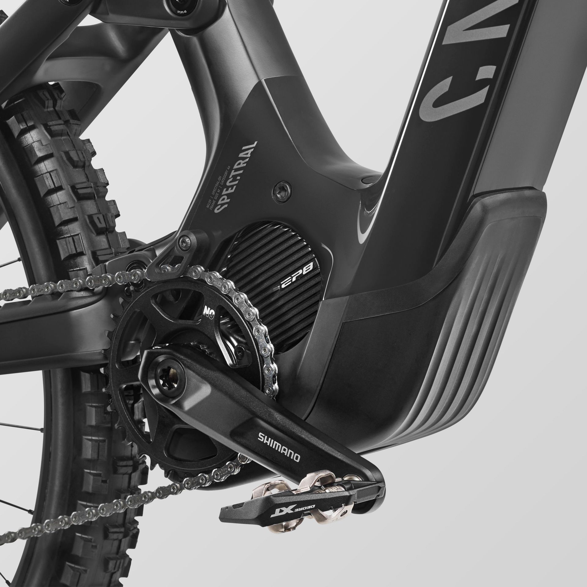 Canyon Spectral:ON CF 8 e-MTB, engine detail