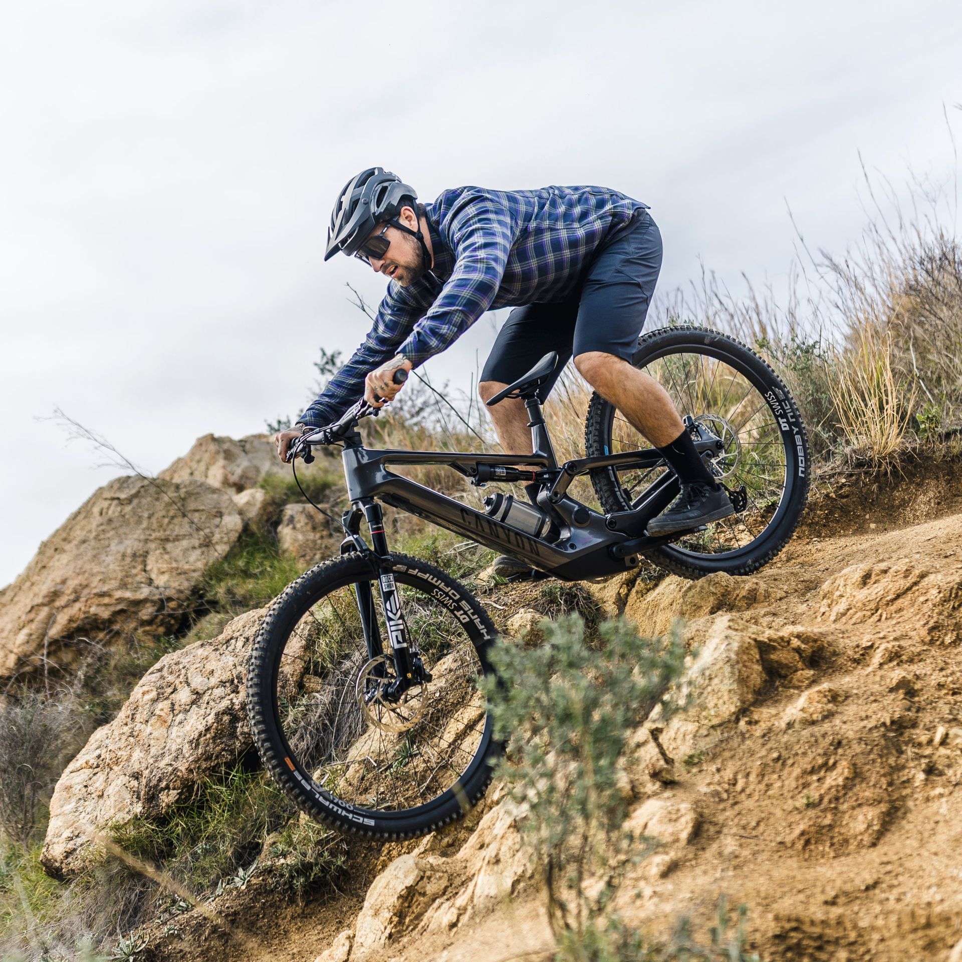 Canyon Neuron:ONfly CF 7 e-MTB, trail tough detail