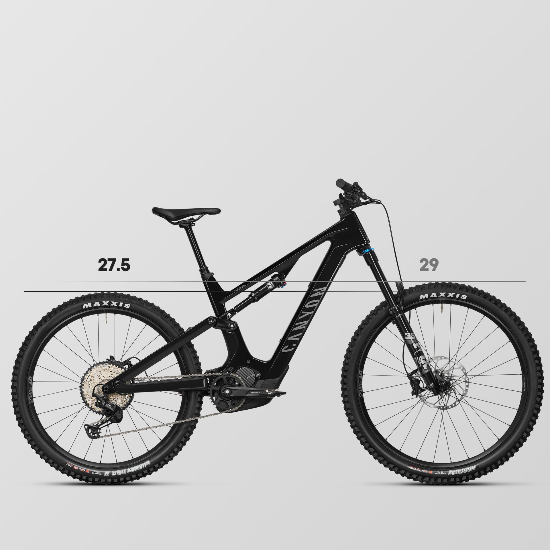 Canyon Spectral:ON CF 8 e-MTB, mullet detail