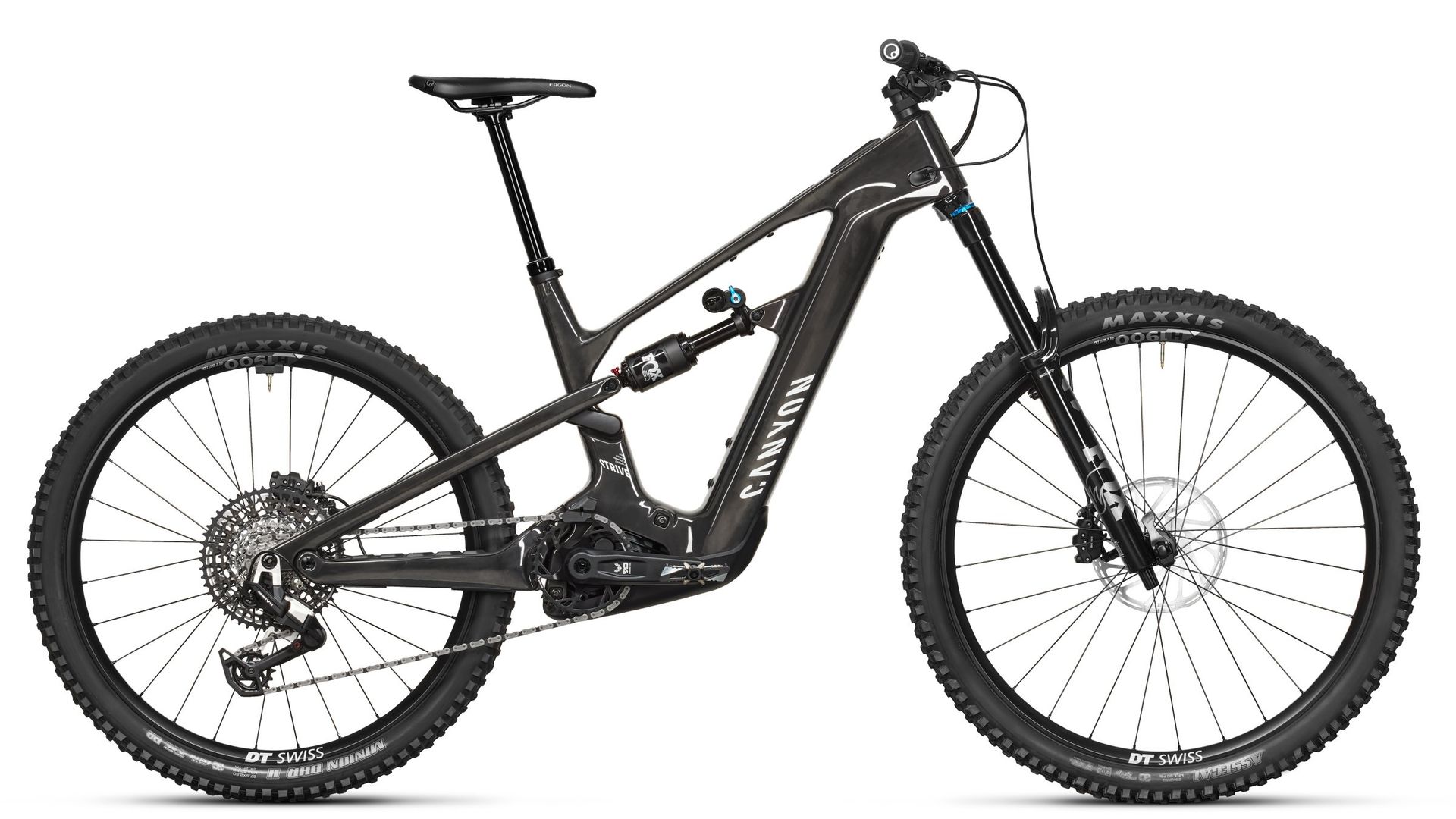 Canyon Strive:ON CF 9 e-MTB, side view
