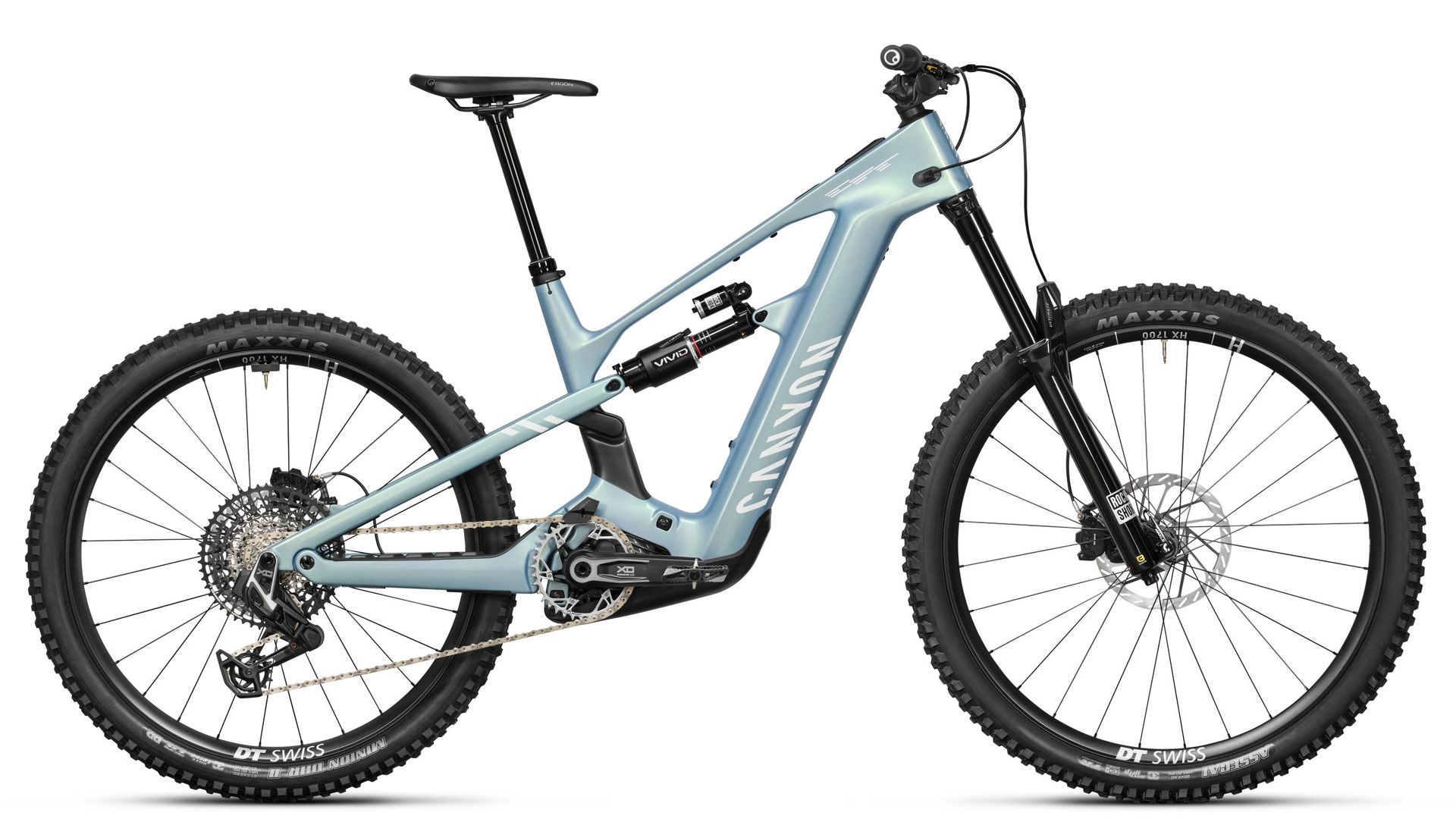 Canyon Strive:ON CFR e-MTB, side view
