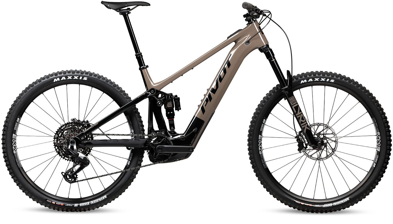 Pivot Shuttle AM Ride Eagle 70/90 e-MTB, side view