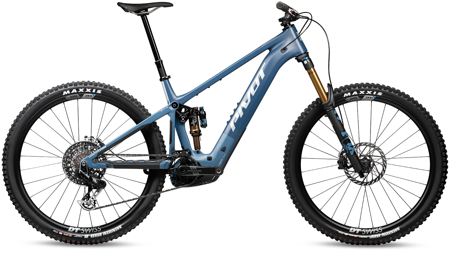 Pivot Shuttle AM Team XX Eagle Transmission e-MTB, side view
