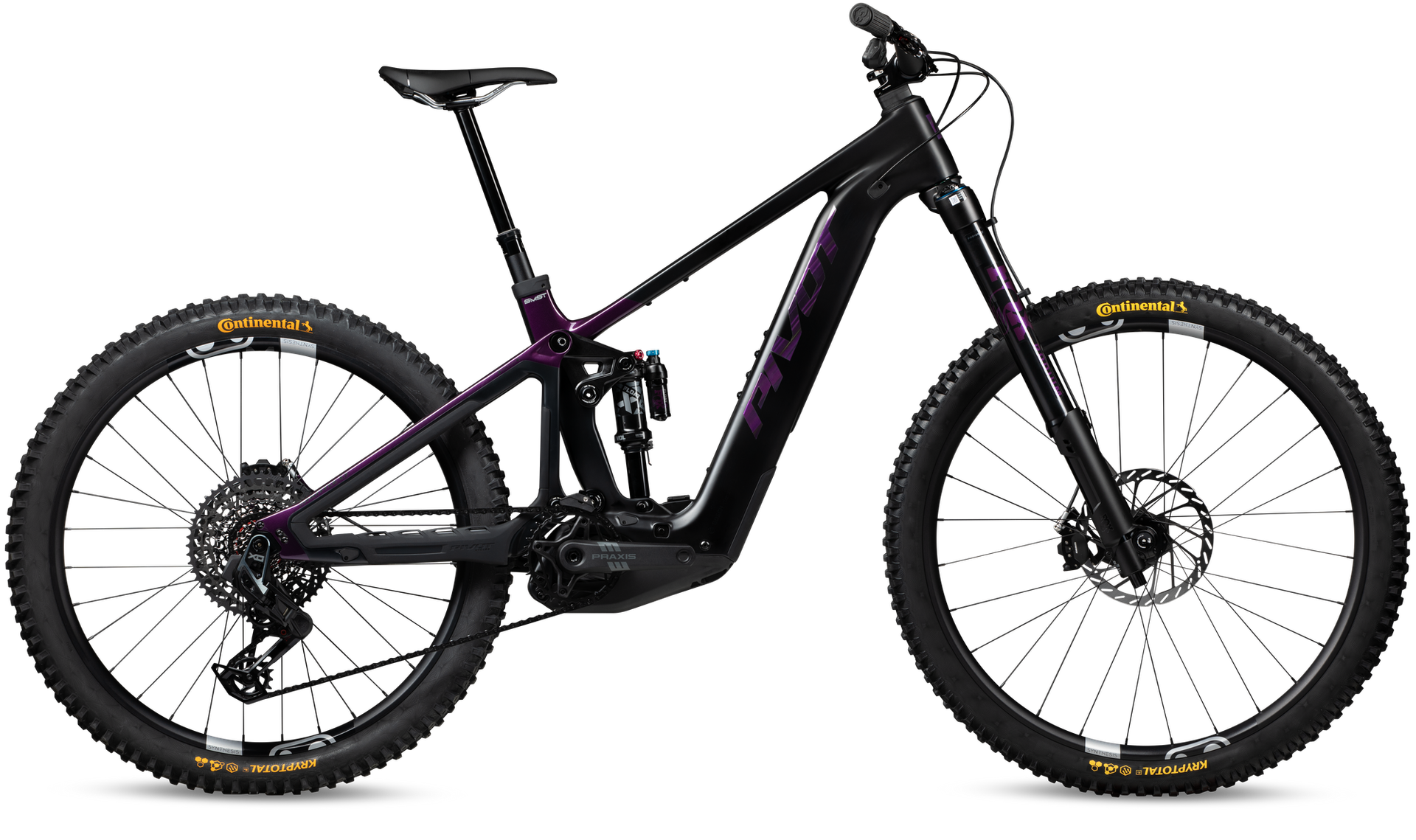 Pivot Shuttle LT Pro X0 Eagle Transmission e-MTB, side view