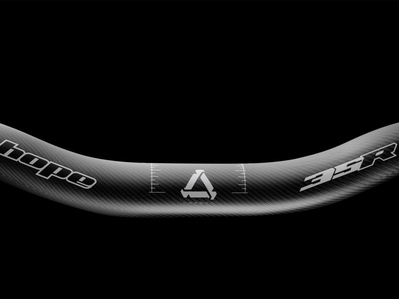 Hope 35R Carbon Handlebar, detail 1
