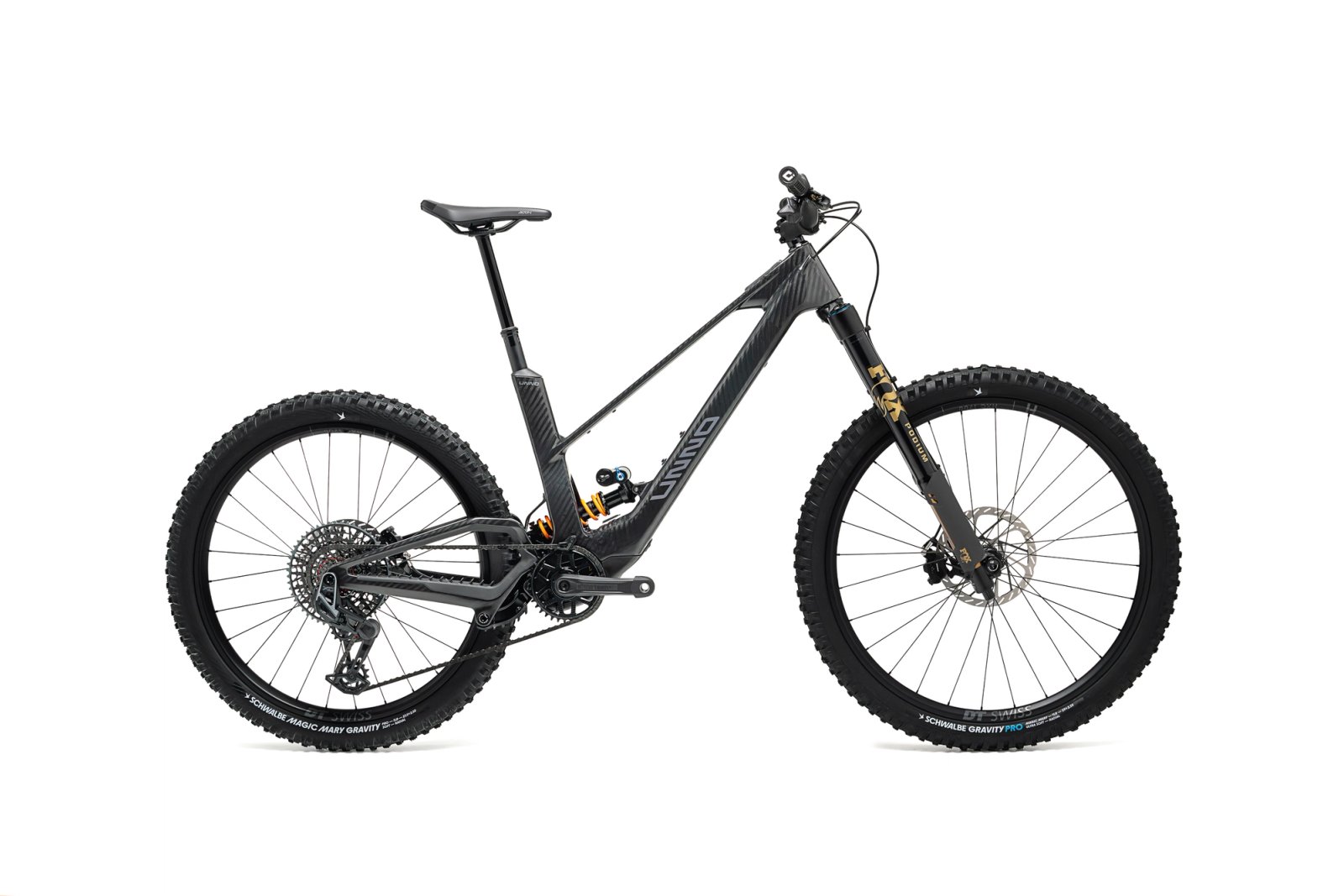 UNNO Mith Pro Podium e-MTB, side view