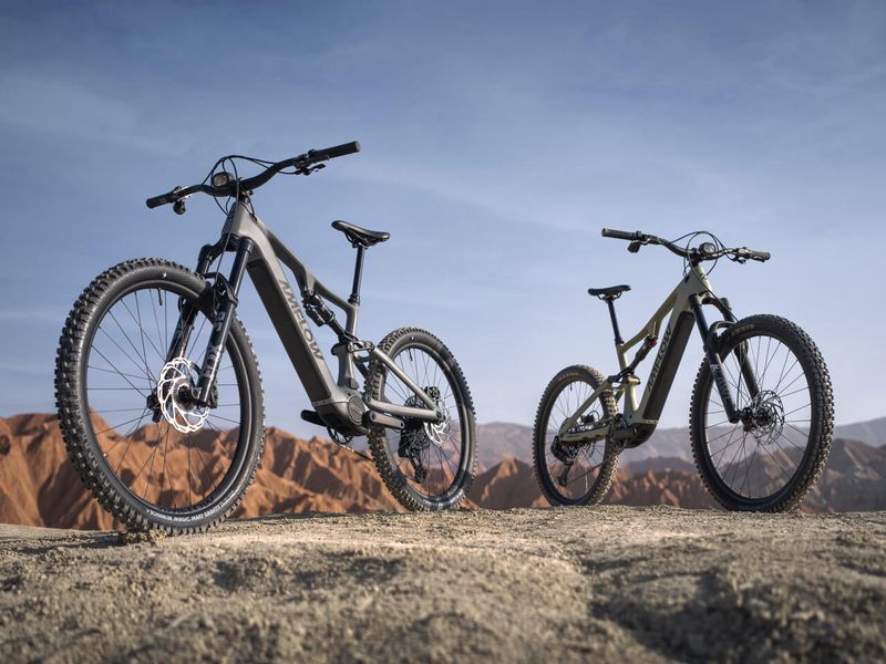Amflow PR Carbon e-MTB, riding scene 1