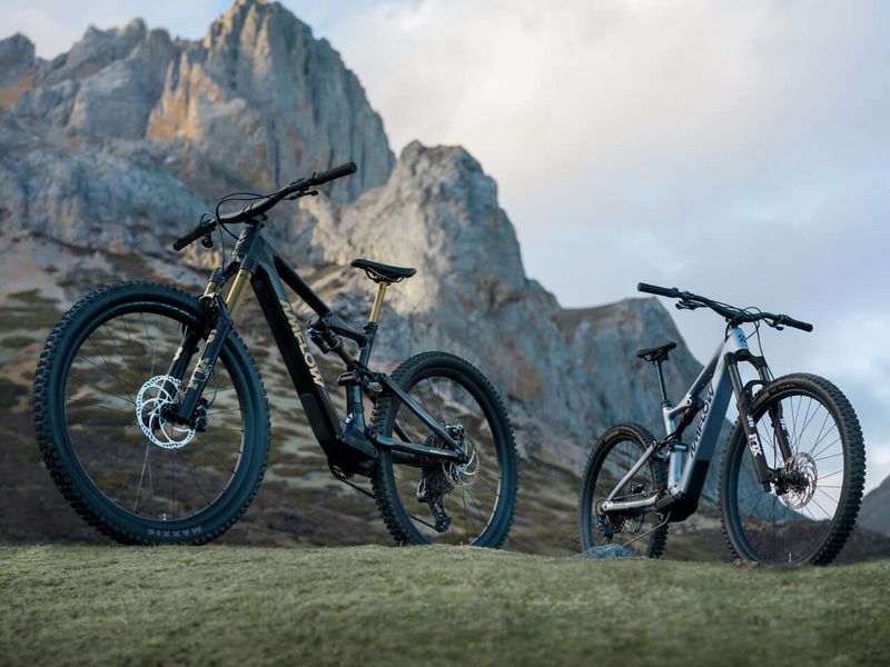 Amflow PL Carbon Pro e-MTB, riding scene 1