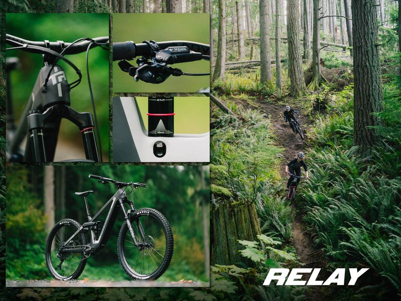 Transition Relay Carbon Eagle 90 e-MTB, riding shot 2