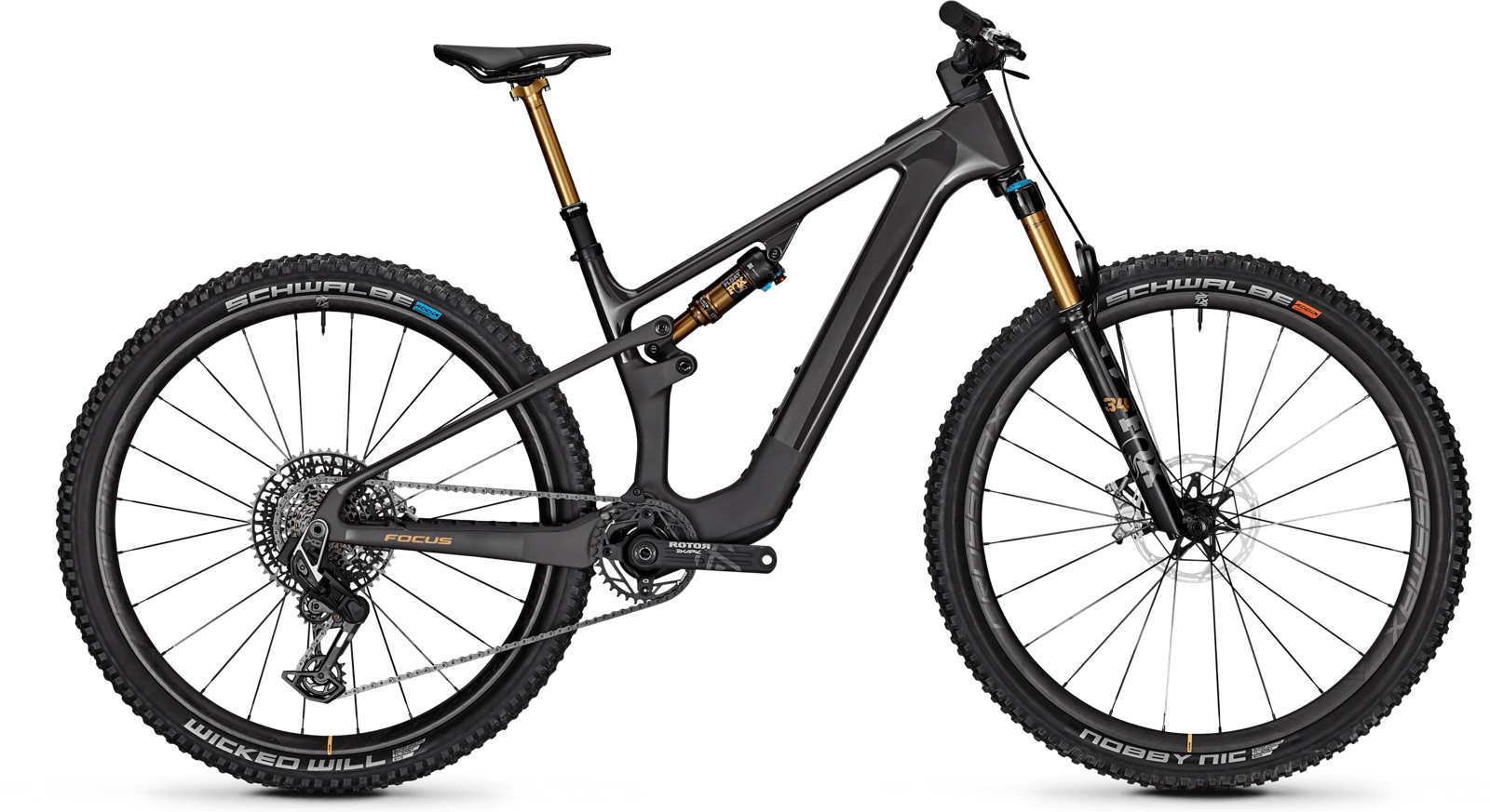 Focus VAM² SL 9.0 e-MTB, side view