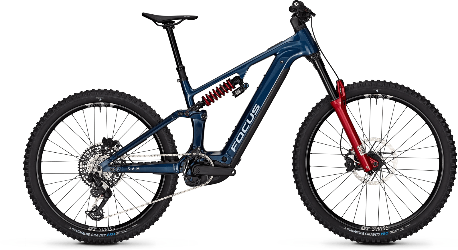 Focus SAM 9 e-MTB, side view