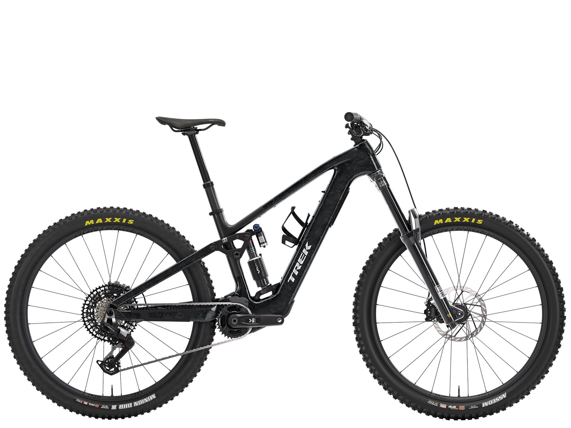 Trek Fuel+ LX 9.8 Eagle 90 Gen 2 e-MTB, side view