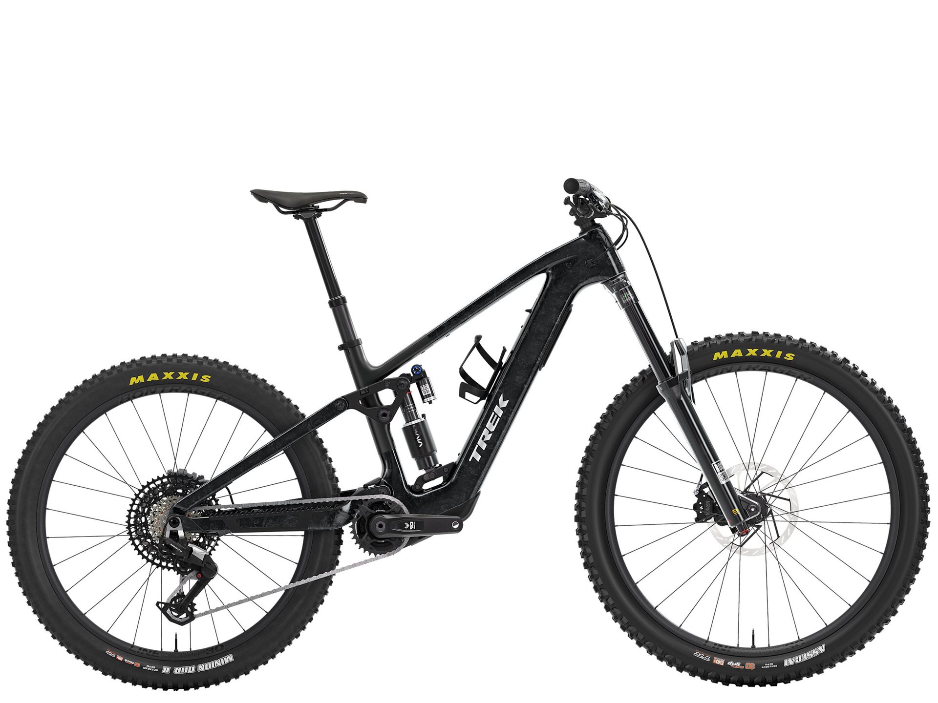 Trek Fuel+ MX 9.8 Eagle 90 Gen 2 e-MTB, side view