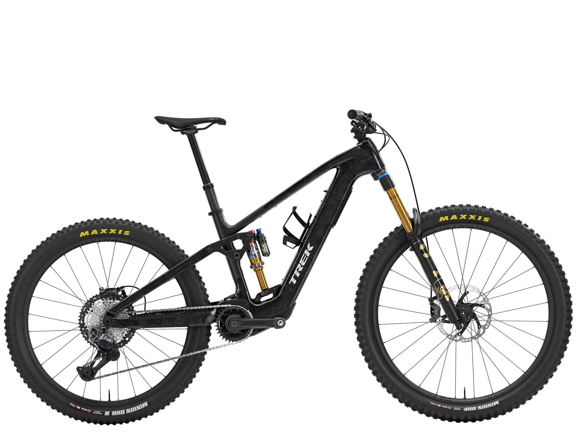 Trek Fuel+ MX 9.8 XT Di2 Gen 2 e-MTB, side view