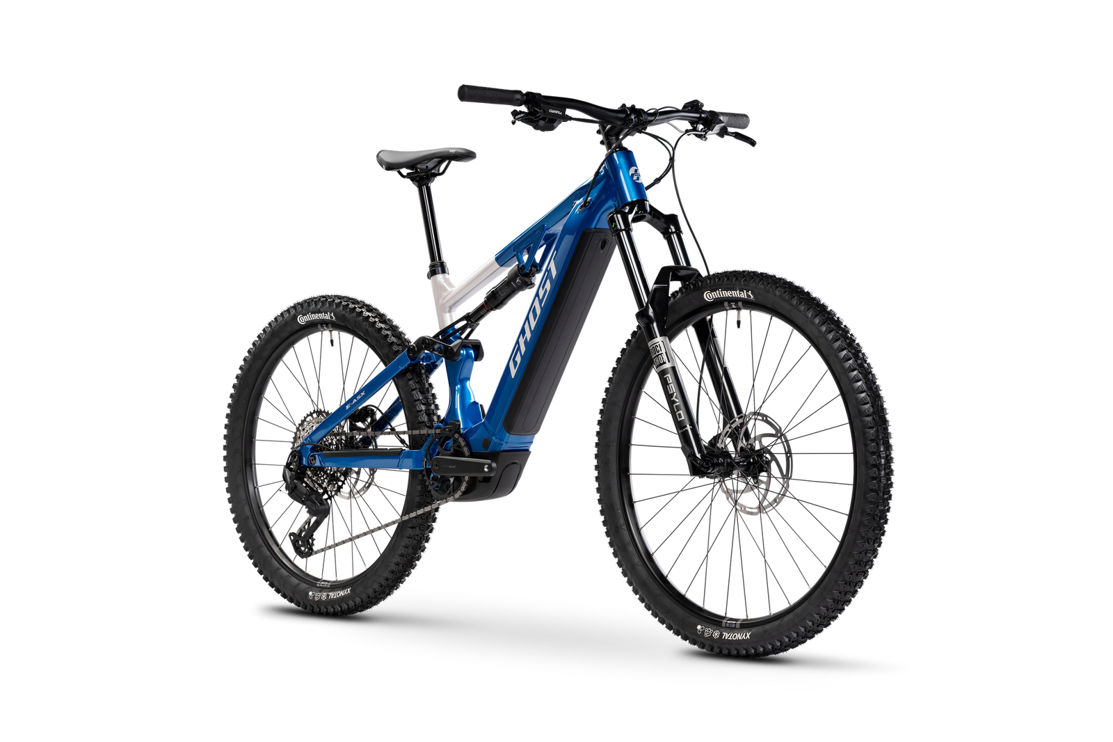 Ghost E-ASX Universal e-MTB, three-quarter view 1