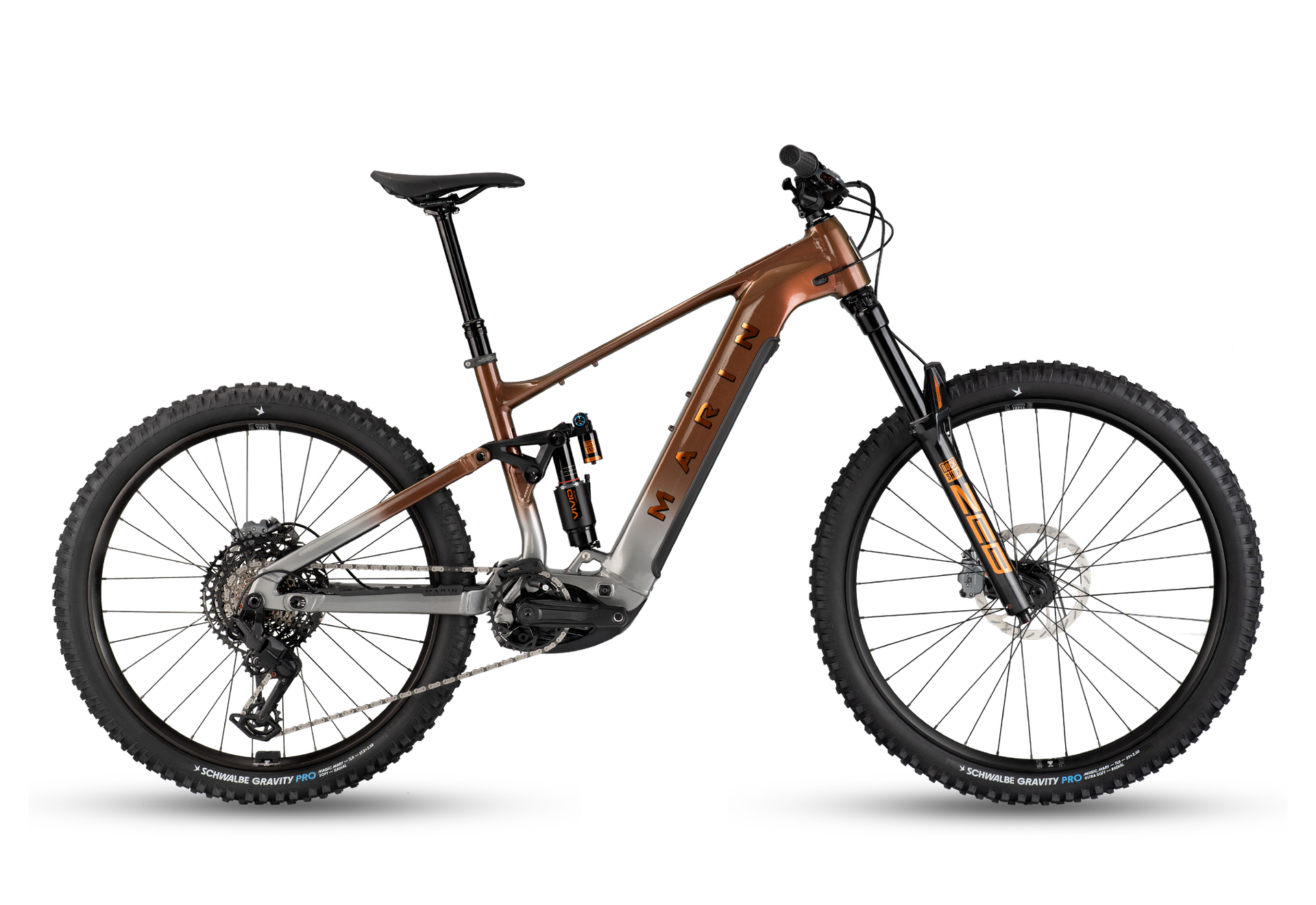 Marin Alpine Trail E2 e-MTB, side view