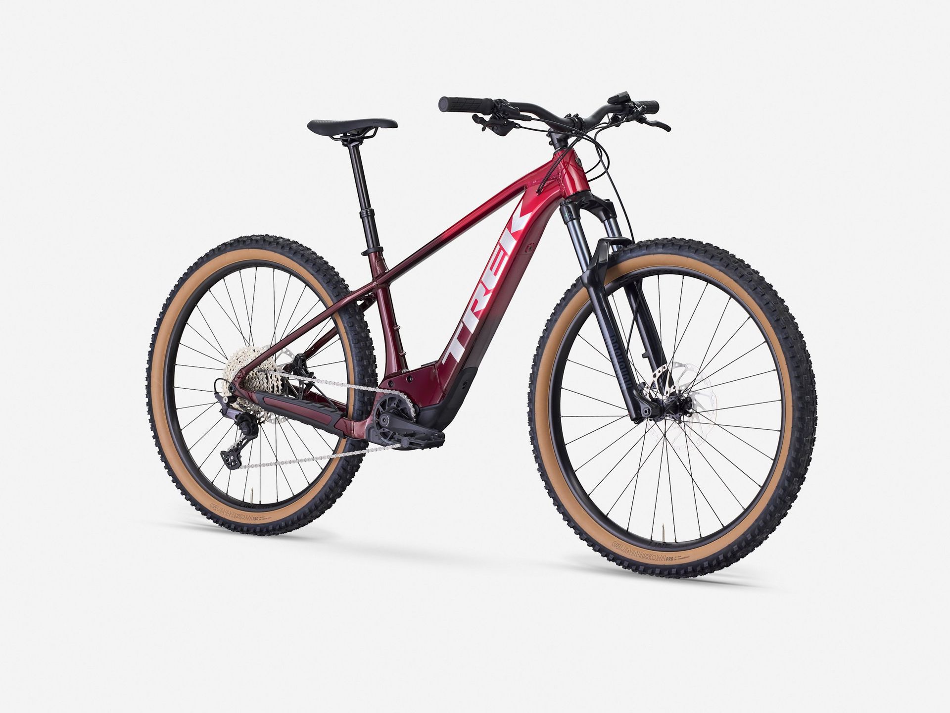 Trek Marlin+ 8 e-MTB, studio three-quarter view 1