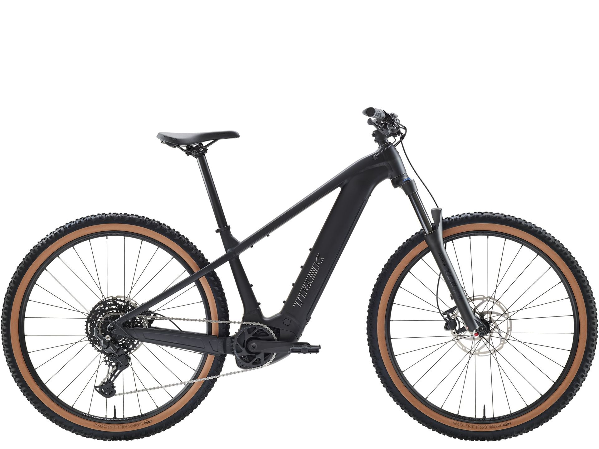 Trek Powerfly+ 4 800 Wh Gen 5 e-MTB, side view