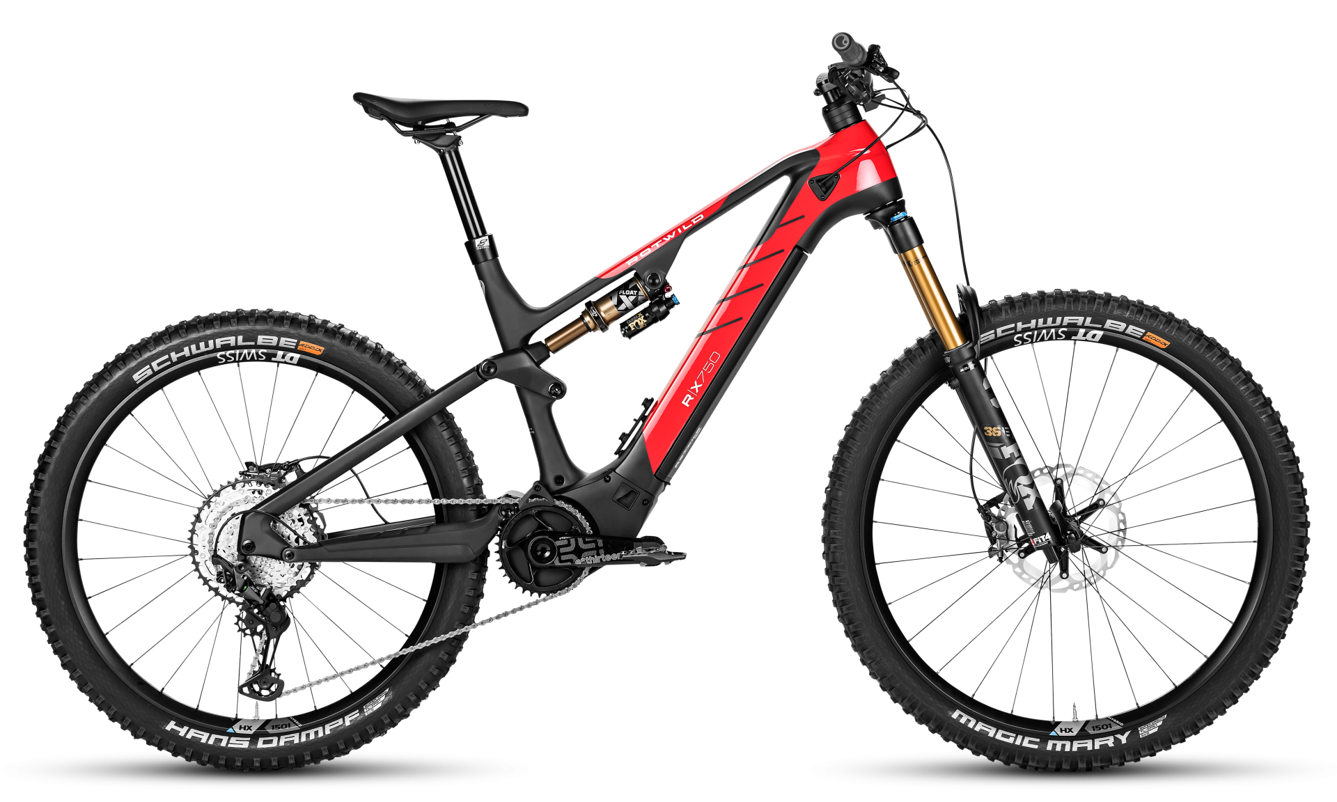 Rotwild R.X750 Pro e-MTB, side view