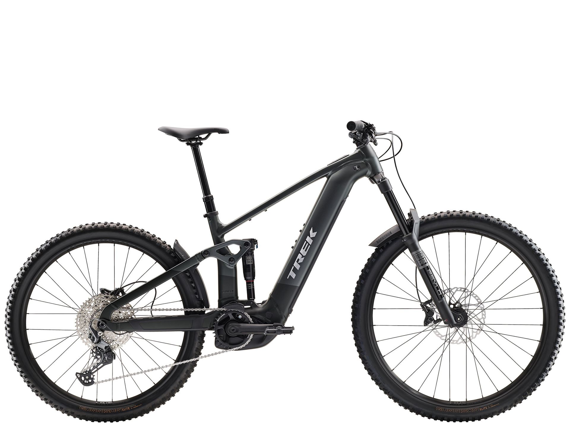 Trek Rail+ 5 Gen 5 e-MTB, side view