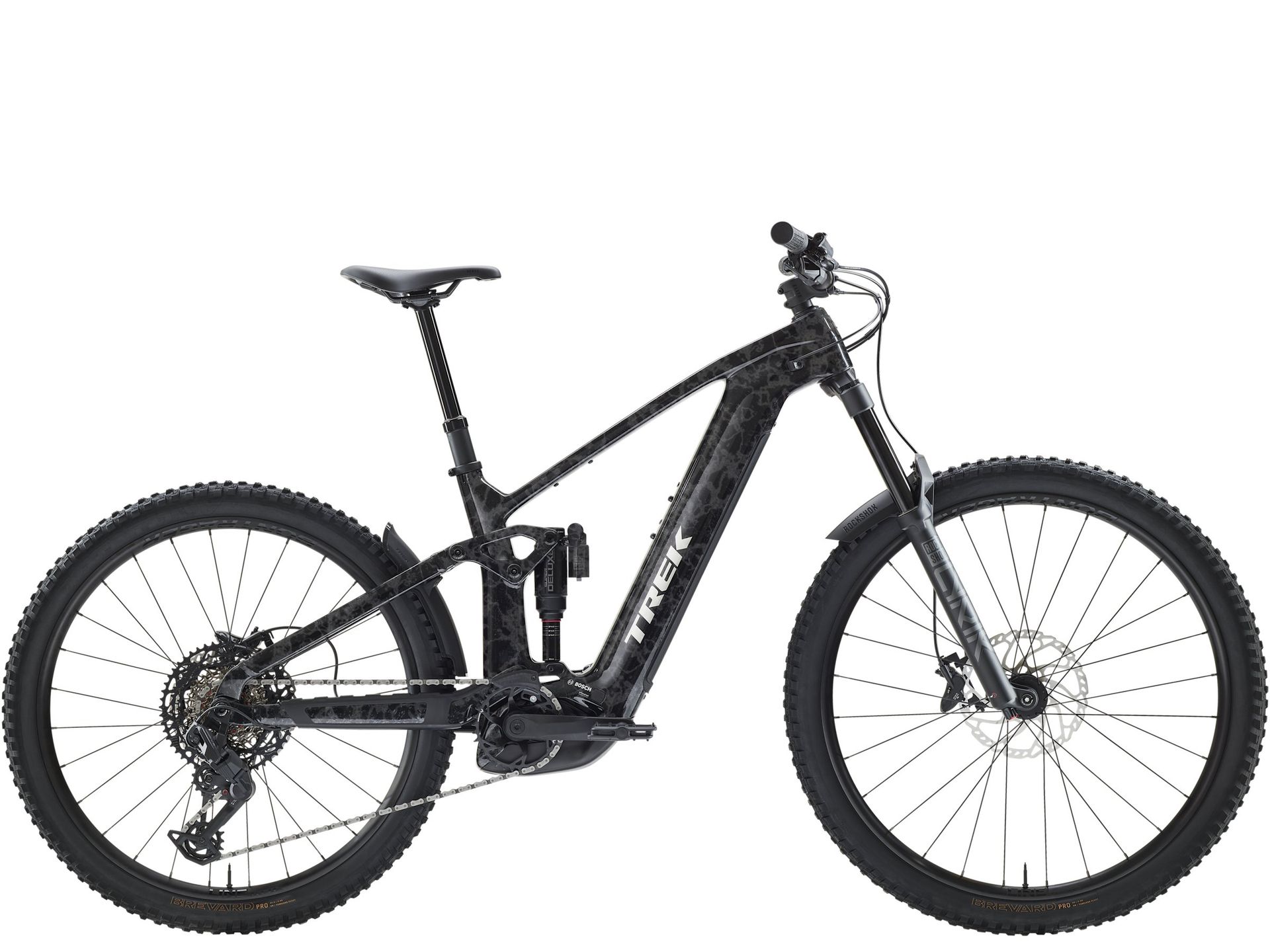 Trek Rail+ 9.7 Gen 5 e-MTB, side view