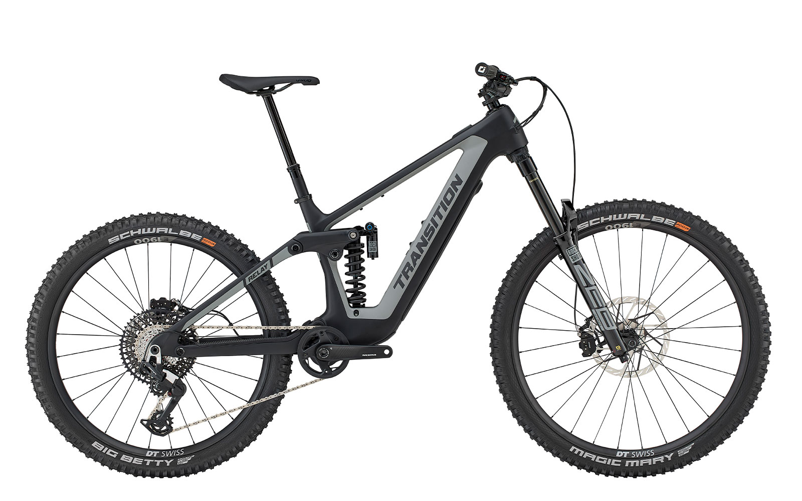 Transition Relay PNW Carbon Eagle 90 e-MTB, side view