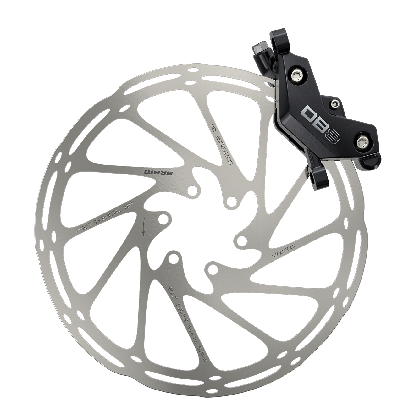 SRAM DB8 Stealth, detail 3