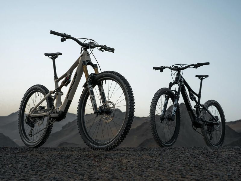 Amflow PX Carbon e-MTB, riding scene 1