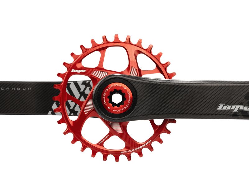 Hope Carbon Crankset, detail 1