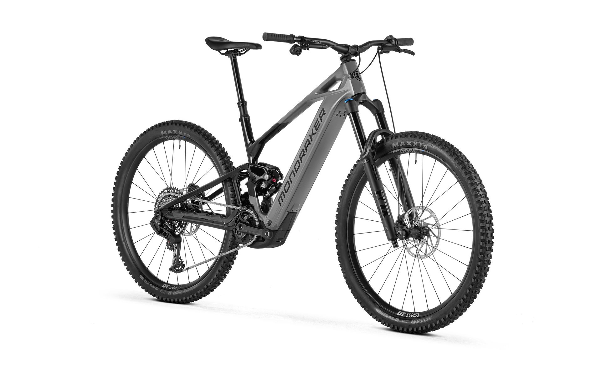 Mondraker Crafty Carbon R e-MTB, front three-quarter view