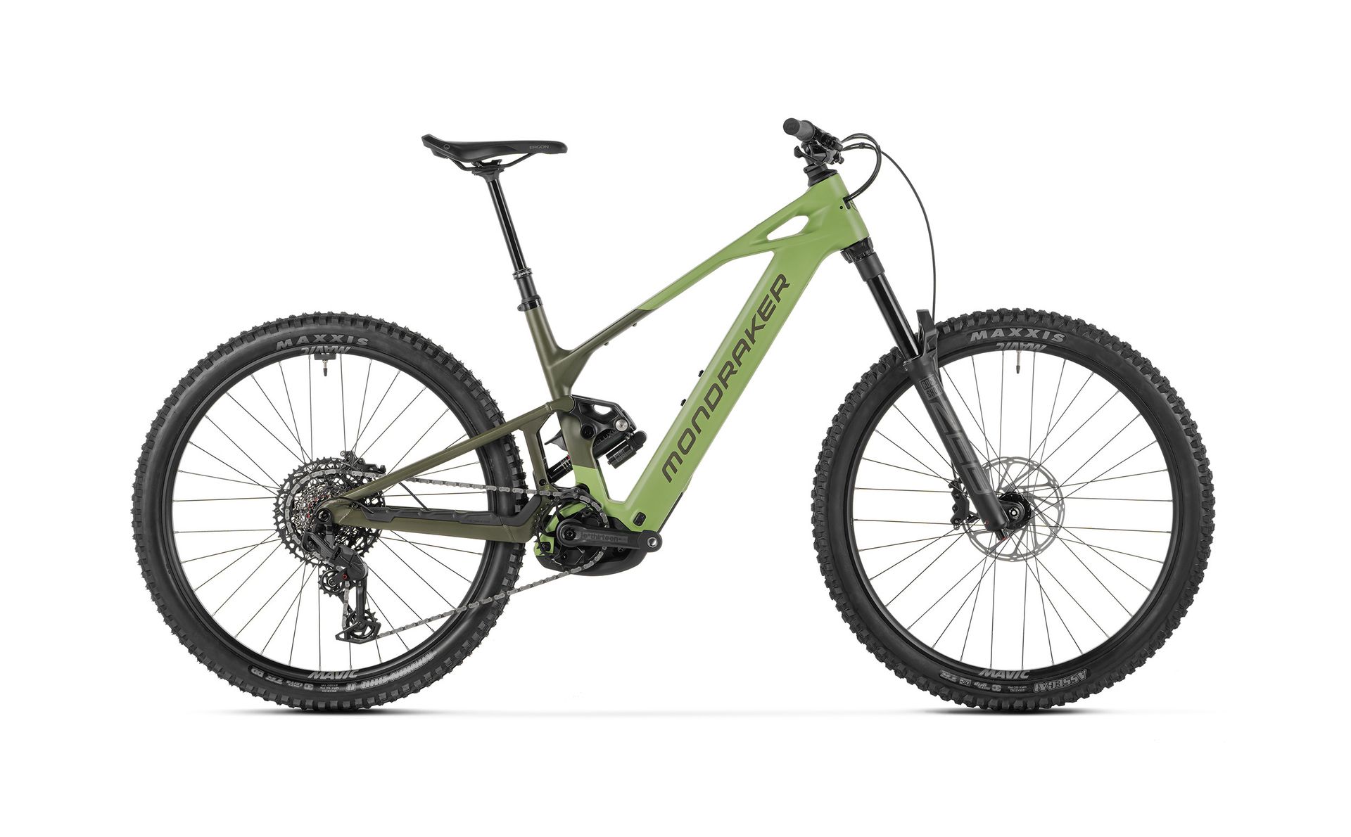 Mondraker Crafty Carbon S e-MTB, second colourway, side view