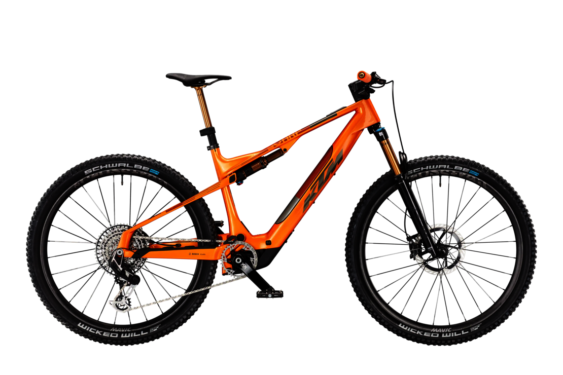 KTM Macina Scarp SX Exonic e-MTB, side view