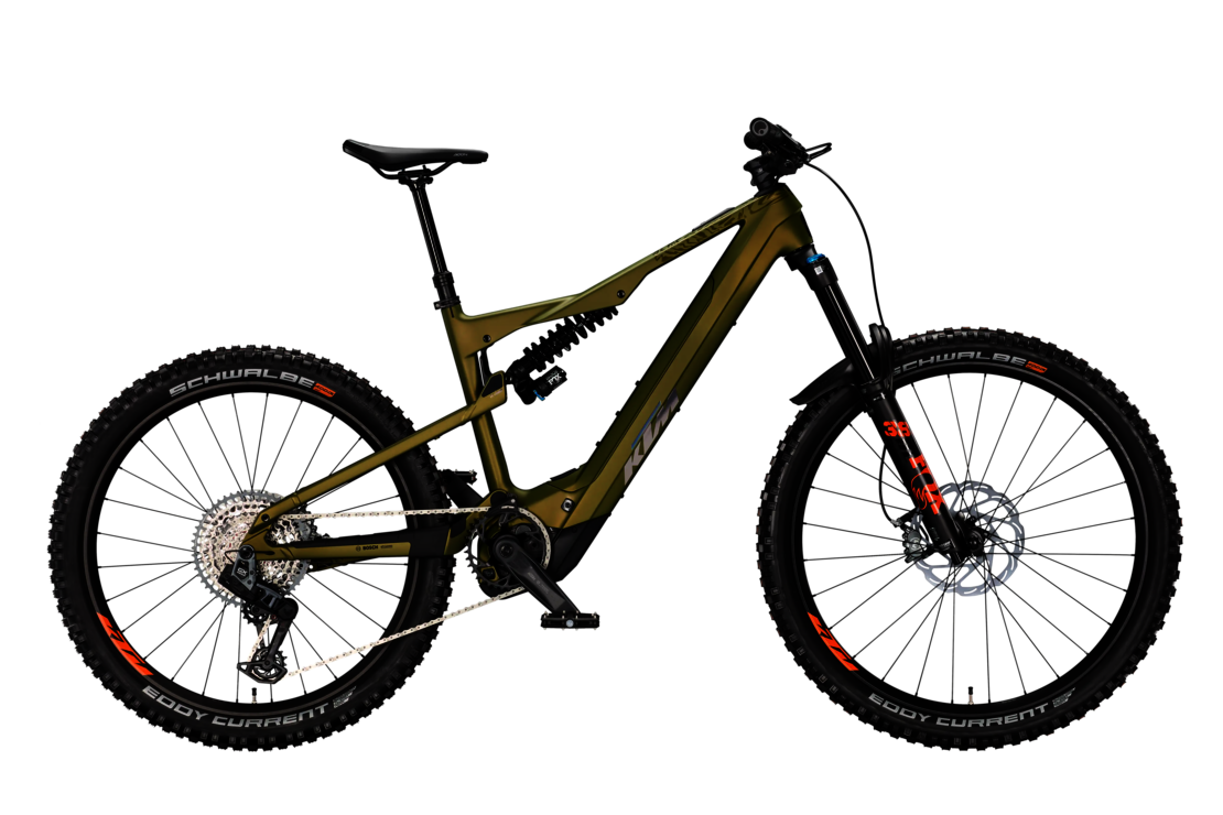 KTM Macina Prowler Prestige CX-R e-MTB, side view