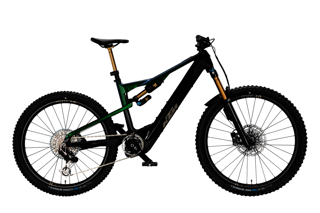 KTM Macina Kapoho Exonic CX-R e-MTB, side view