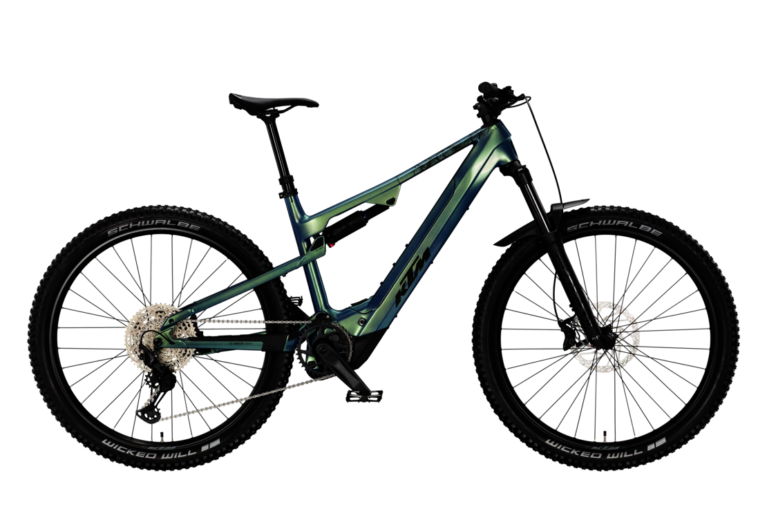 KTM Macina Lycan Elite CX-R e-MTB, side view