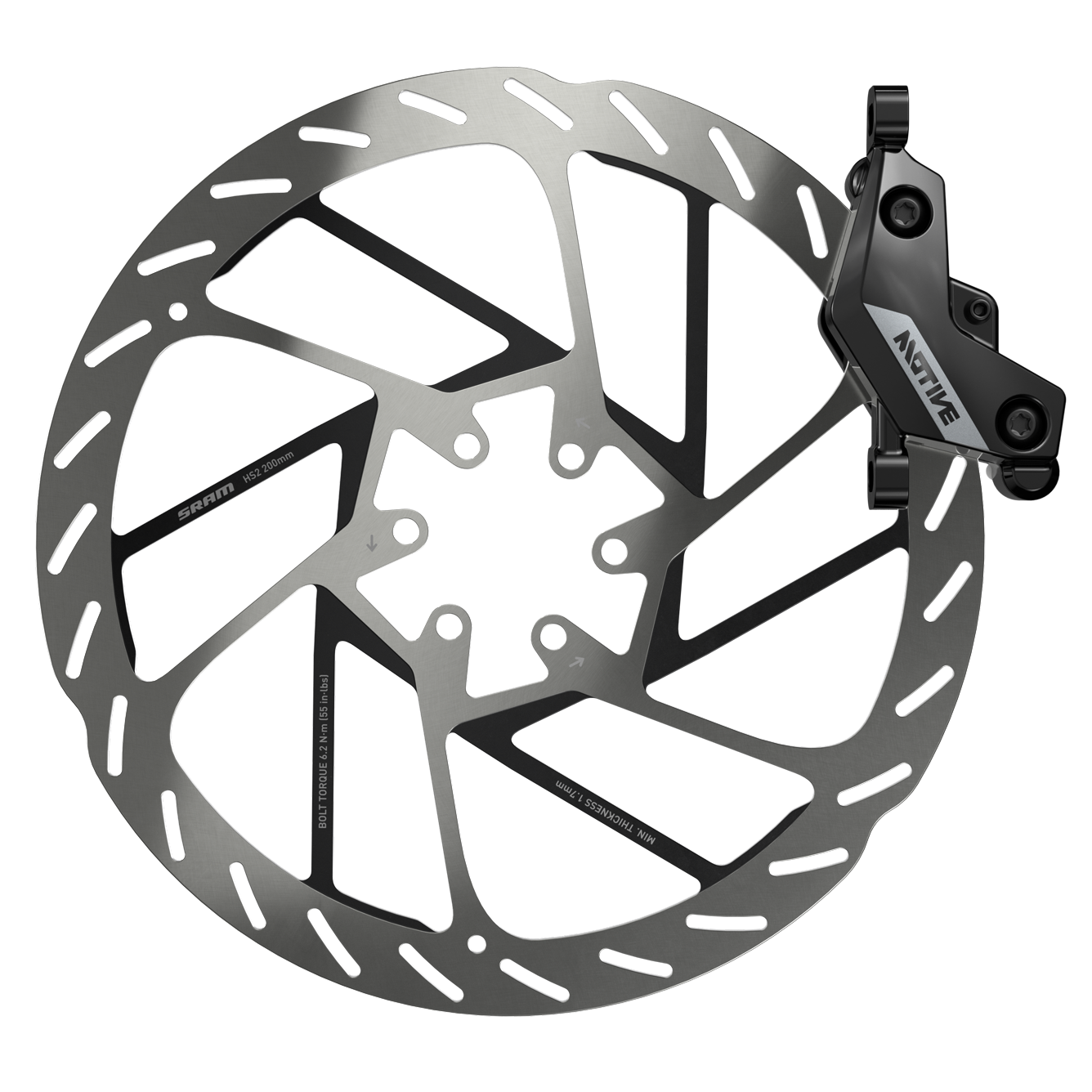 SRAM Motive Silver, detail 1