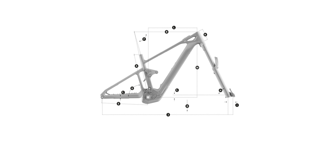 Mondraker Dune geometry diagram
