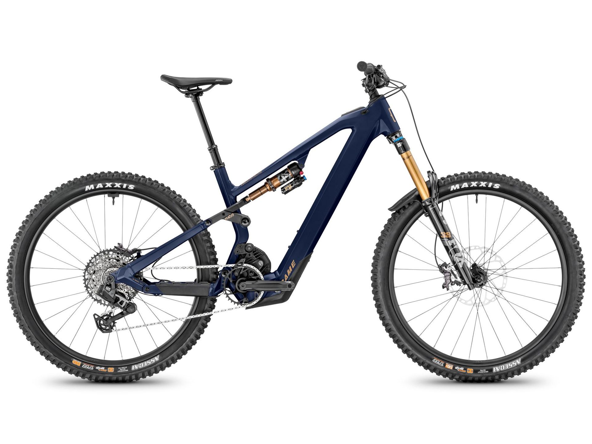 Moustache Game 160.8 e-MTB, side view