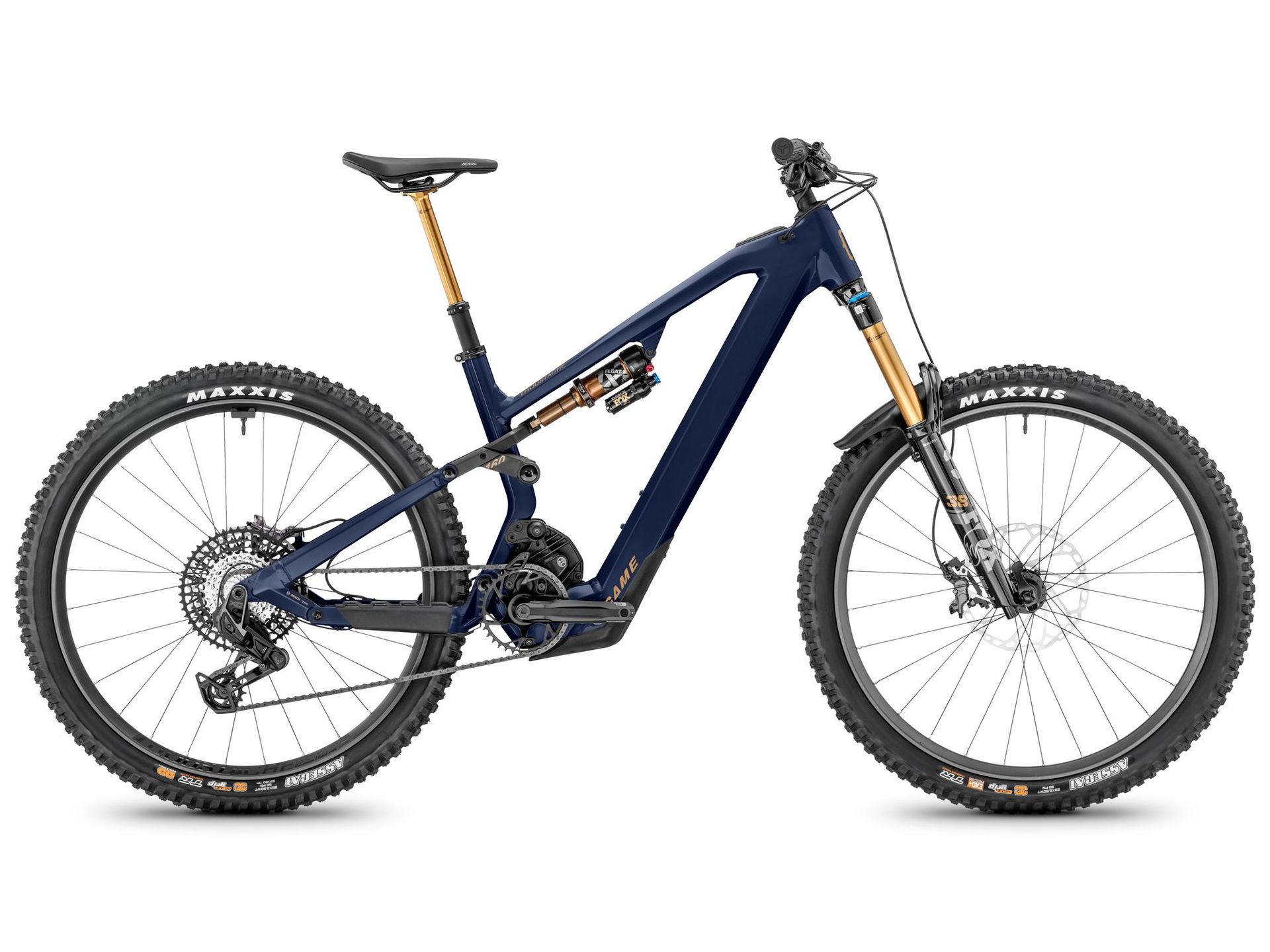 Moustache Game 160.9 e-MTB, side view