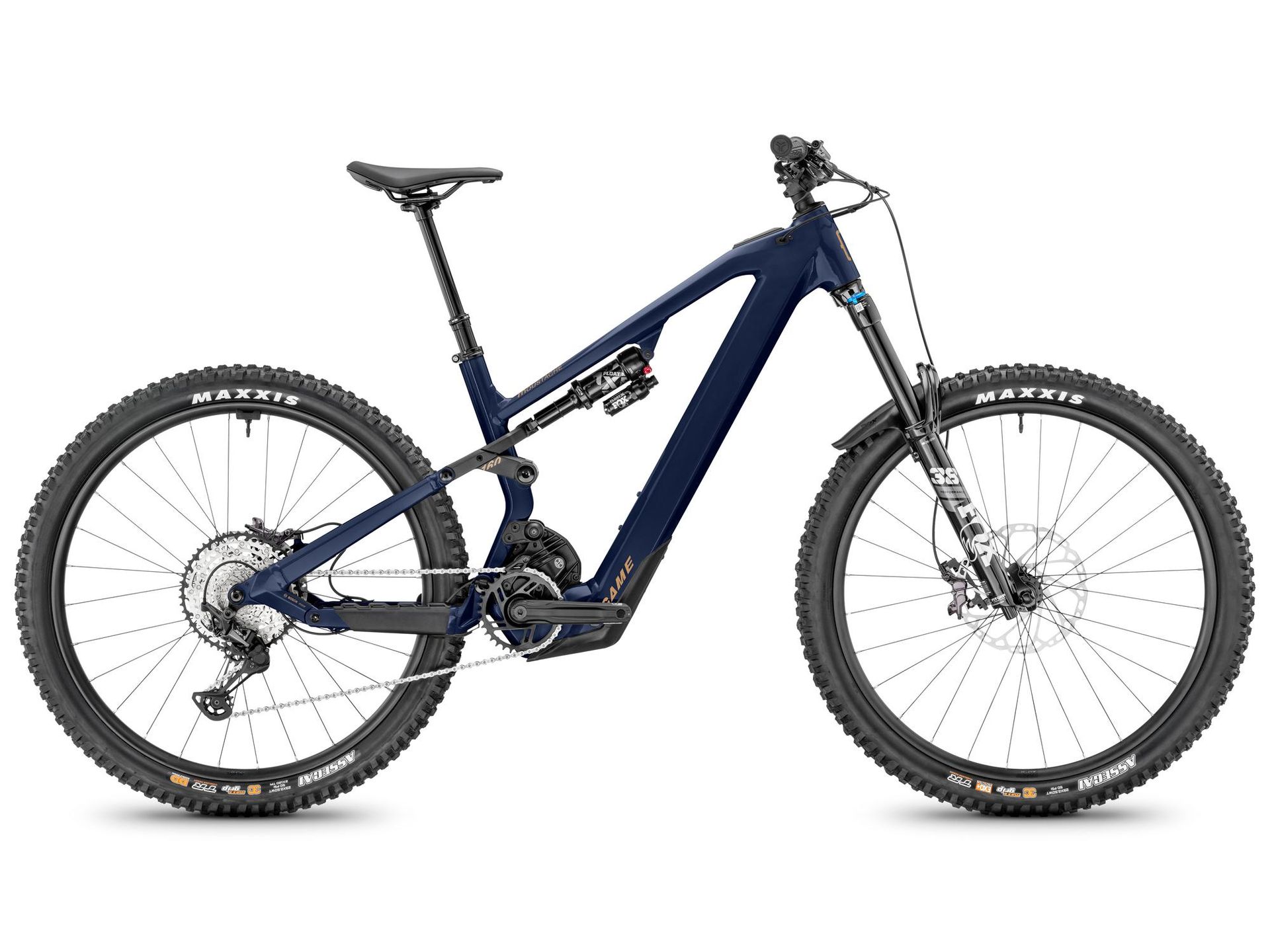 Moustache Game 160.7 e-MTB, side view