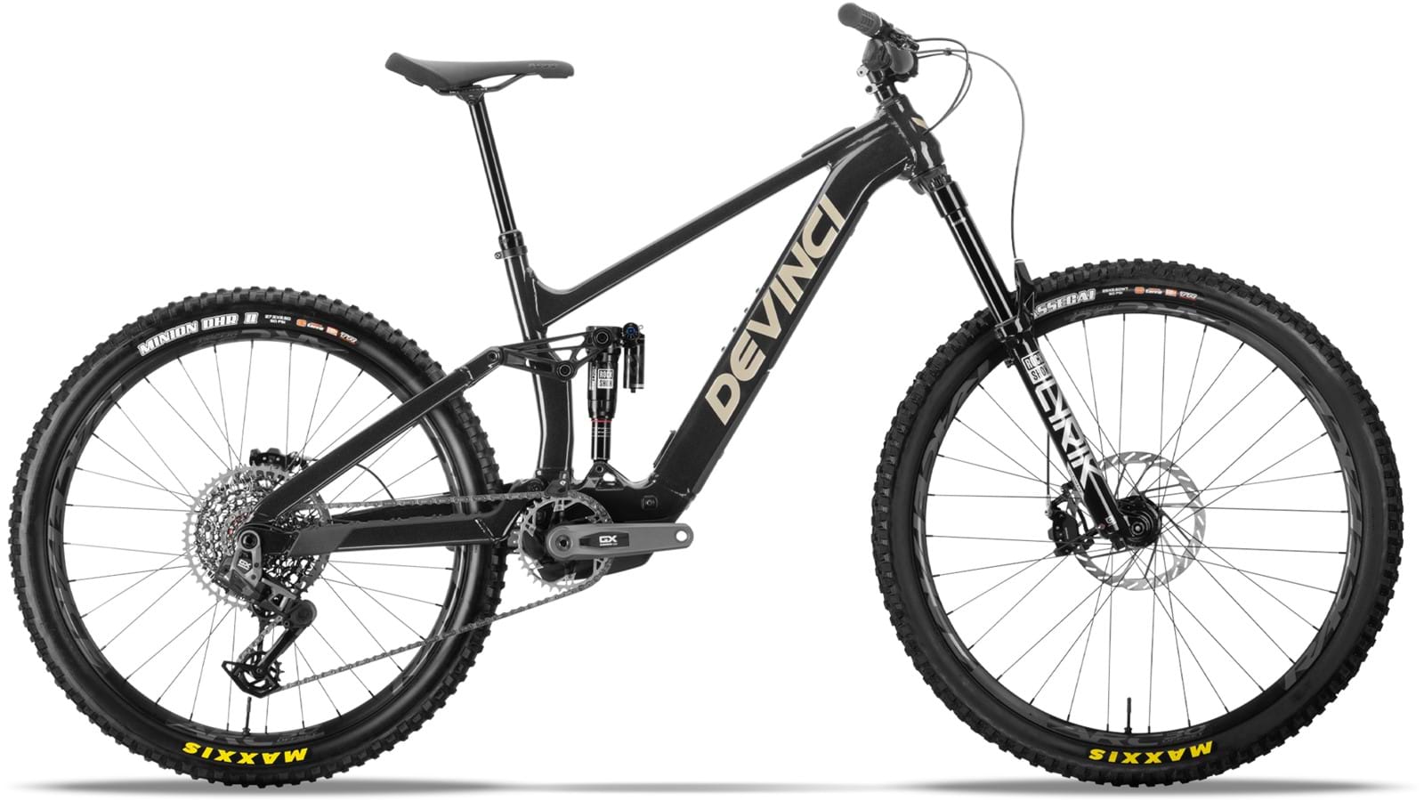 Devinci E-Troy Lite GX AXS 12s e-MTB, side view