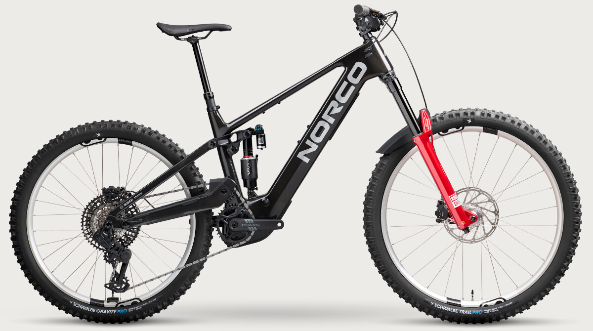 Norco Range VLT CX C1 e-MTB, side view
